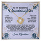 GranDdaughter I Can't promise Knot Necklace for Granddaughter Vippppp