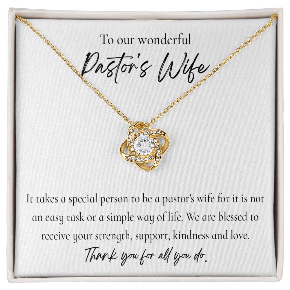 Pastor_s Wife Knot Necklace for Granddaughter Vippppp