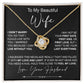 to my wife i didn_t marry Knot Necklace for Granddaughter Vippppp