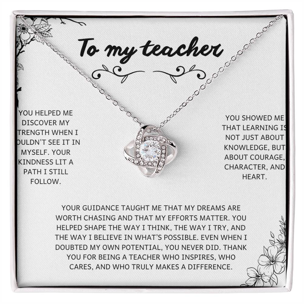 3- Teacher Appreciation Jewelry – Beautiful Stainless Steel Bracelet with Sentimental Guidance Card – Perfect for Mentor or Teacher