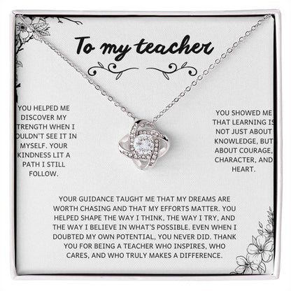 3- Teacher Appreciation Jewelry – Beautiful Stainless Steel Bracelet with Sentimental Guidance Card – Perfect for Mentor or Teacher