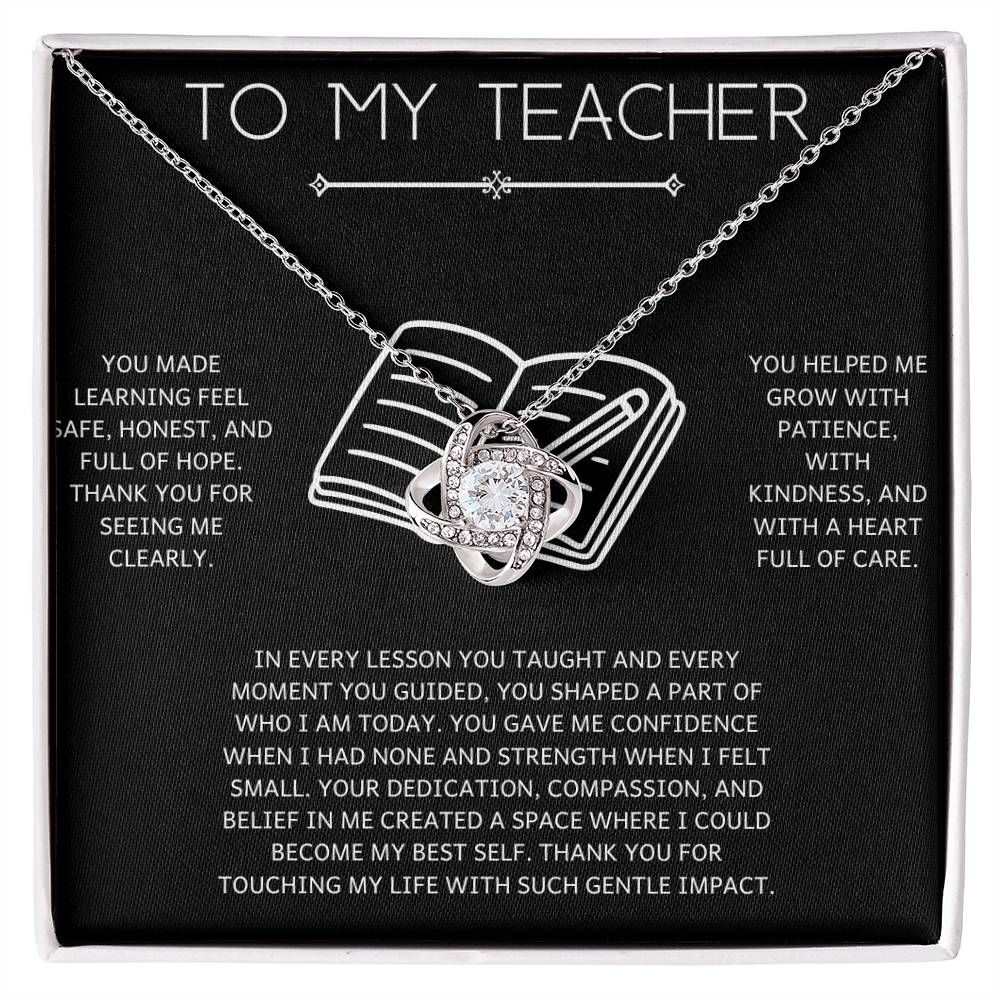 4 - Kind Teacher Gift Bracelet – Emotional Stainless Steel Jewelry with Message Card – Perfect for Female Teacher Appreciation Day