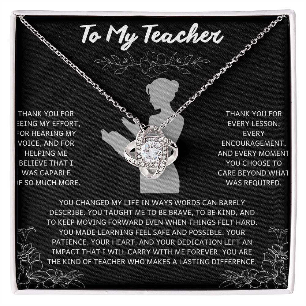 2 - Teacher Appreciation Bracelet – Heartfelt Stainless Steel Gift for Female Teachers – Great for End of Year, Graduation, Christmas