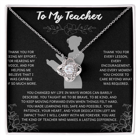 2 - Teacher Appreciation Bracelet – Heartfelt Stainless Steel Gift for Female Teachers – Great for End of Year, Graduation, Christmas