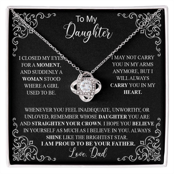 to my daughter black Temmplate Knot NC