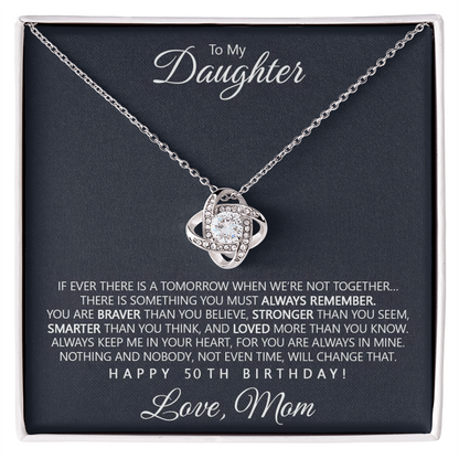 Wonderful Gift Daughter's 50th Birthday Necklace Gift With 50th Birthday, 50th Birthday From Mom on Brithday, Vacation, Christmas Gifts VIGIF ASIN: B094CCBMB7 SKU: laisaleOrderromet07-52021_168