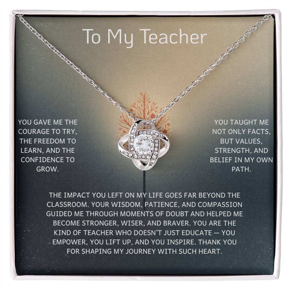 5 - MentorTeacher Bracelet with Sentimental Quote – Stainless Steel Jewelry Gift for Female Teacher – Appreciation Day, End of Year
