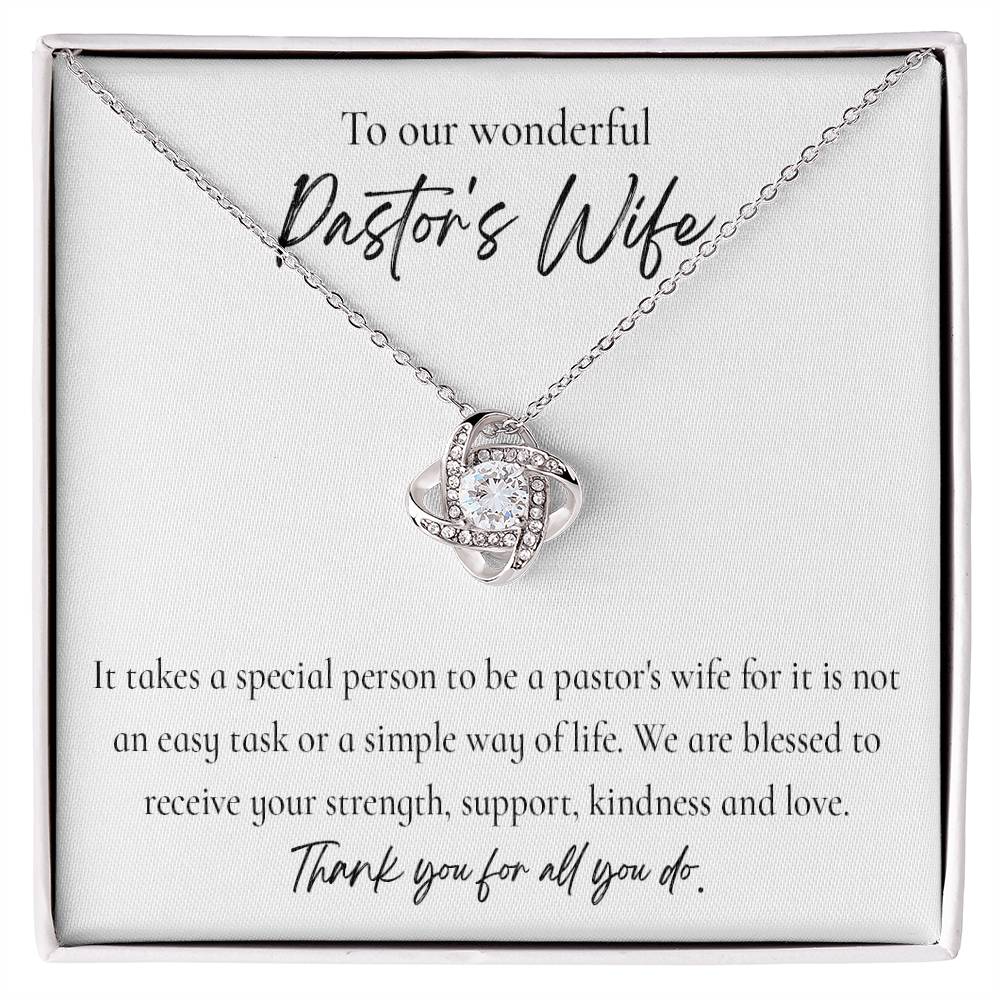 Pastor_s Wife Knot Necklace for Granddaughter Vippppp