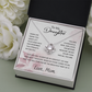 To My Daughter Necklace Card – Encouragement Gift from Mom, Jewelry Card with Inspirational Message, Birthday or Graduation Gift