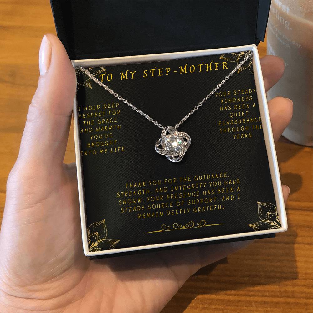 Stepmom Necklace from Daughter or Son – Sentimental Jewelry Gift for Mother’s Day, Birthday, Christmas