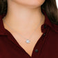 To my Wife from Husband Beautiful Necklace Love Knot