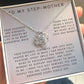 Stainless Steel Heart Necklace for Stepmom – Appreciation Gift from Daughter or Son for Birthday, Mother’s Day