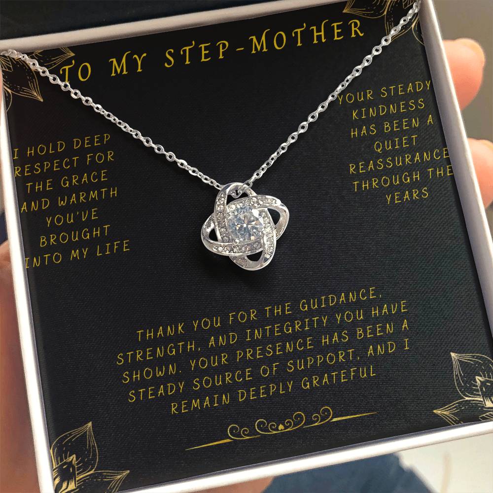 Stepmom Necklace from Daughter or Son – Sentimental Jewelry Gift for Mother’s Day, Birthday, Christmas