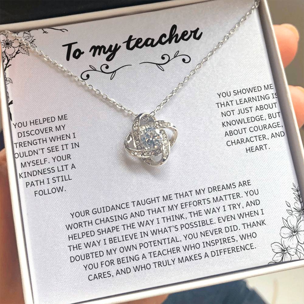 3- Teacher Appreciation Jewelry – Beautiful Stainless Steel Bracelet with Sentimental Guidance Card – Perfect for Mentor or Teacher