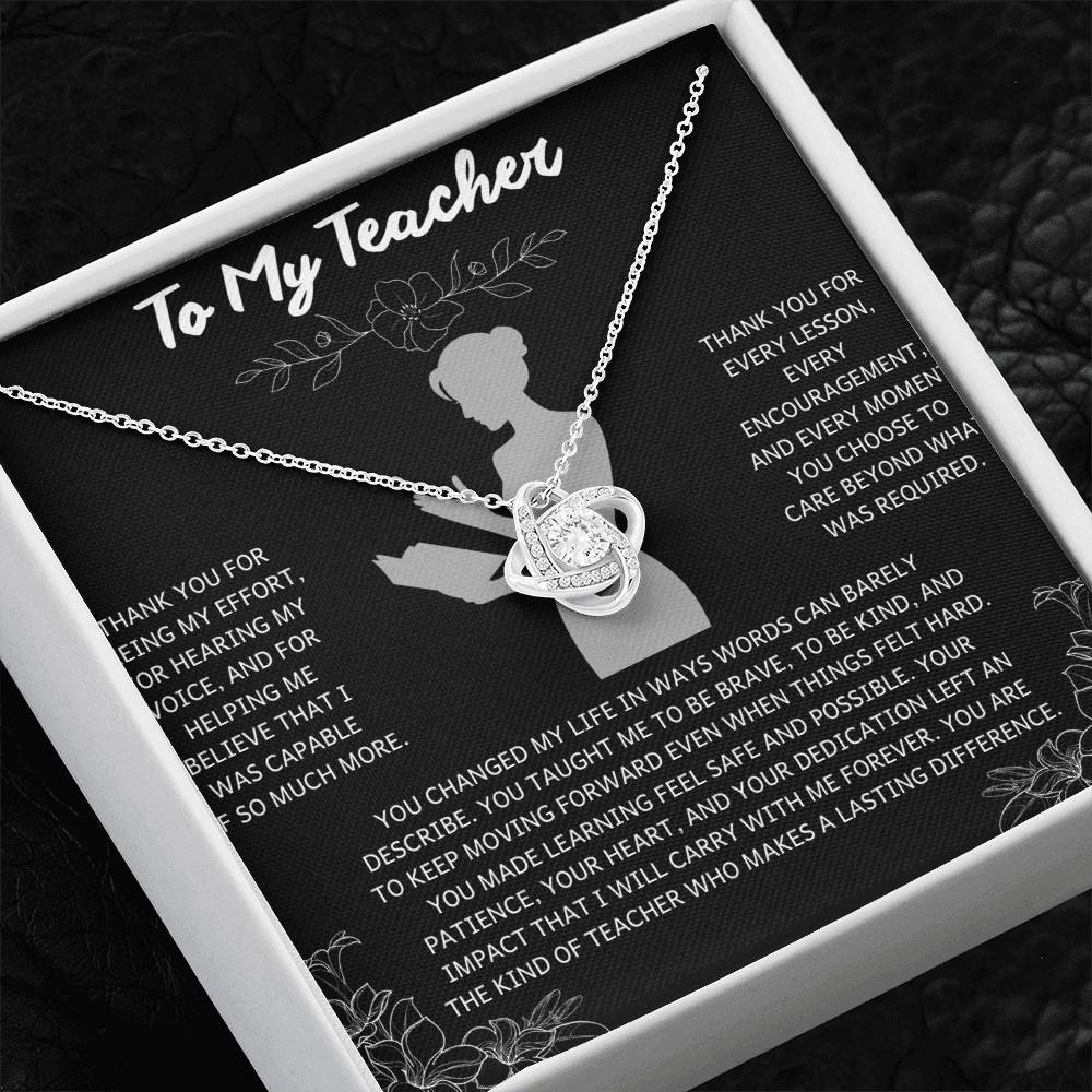 2 - Teacher Appreciation Bracelet – Heartfelt Stainless Steel Gift for Female Teachers – Great for End of Year, Graduation, Christmas