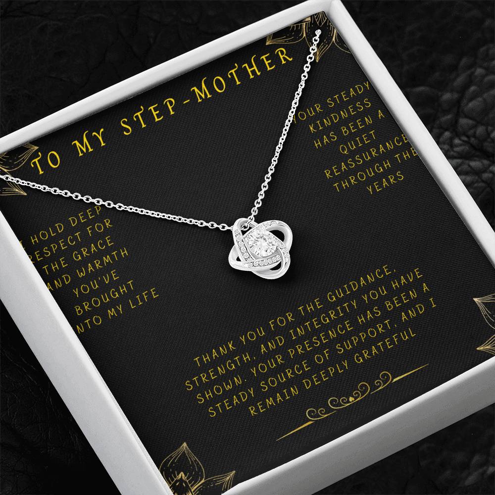 Stepmom Necklace from Daughter or Son – Sentimental Jewelry Gift for Mother’s Day, Birthday, Christmas