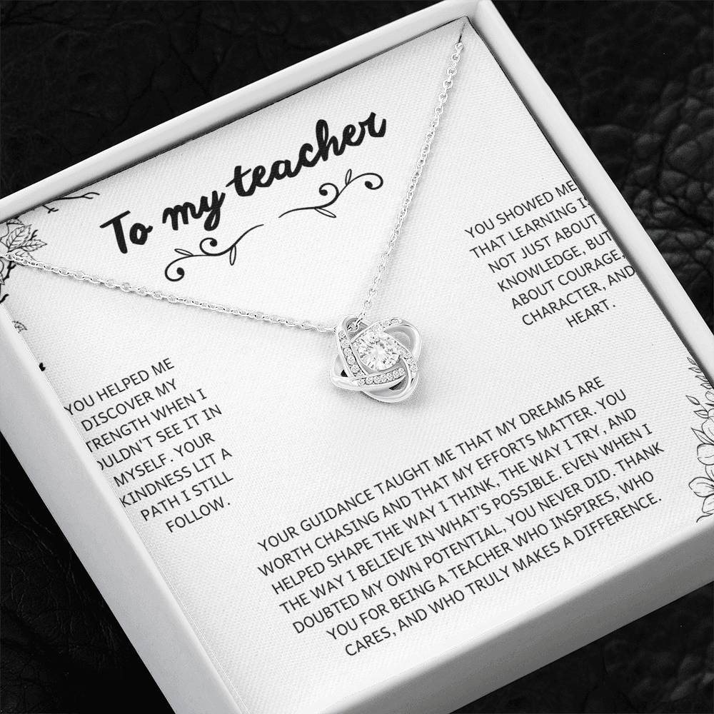 3- Teacher Appreciation Jewelry – Beautiful Stainless Steel Bracelet with Sentimental Guidance Card – Perfect for Mentor or Teacher