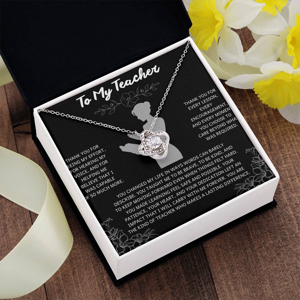 2 - Teacher Appreciation Bracelet – Heartfelt Stainless Steel Gift for Female Teachers – Great for End of Year, Graduation, Christmas