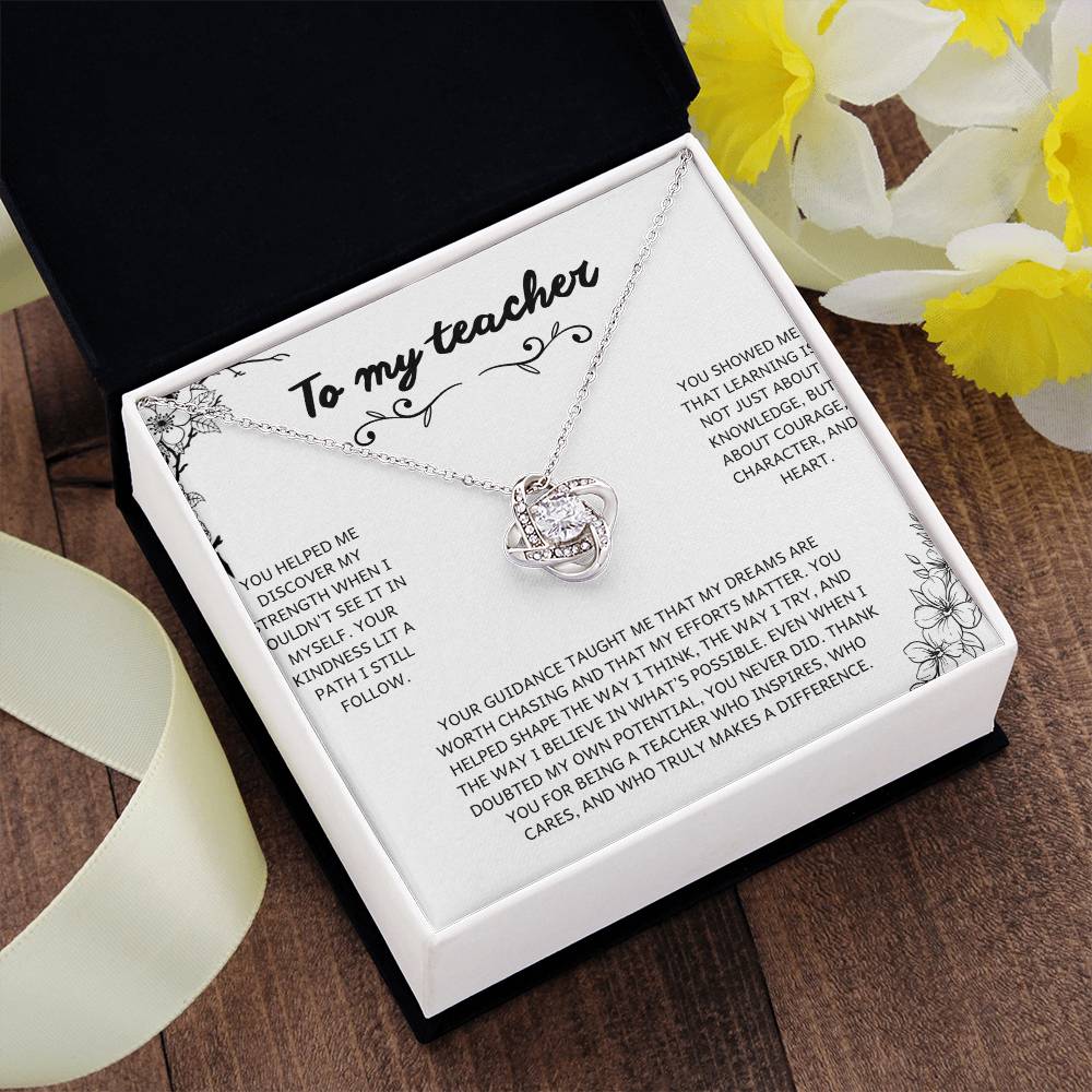 3- Teacher Appreciation Jewelry – Beautiful Stainless Steel Bracelet with Sentimental Guidance Card – Perfect for Mentor or Teacher