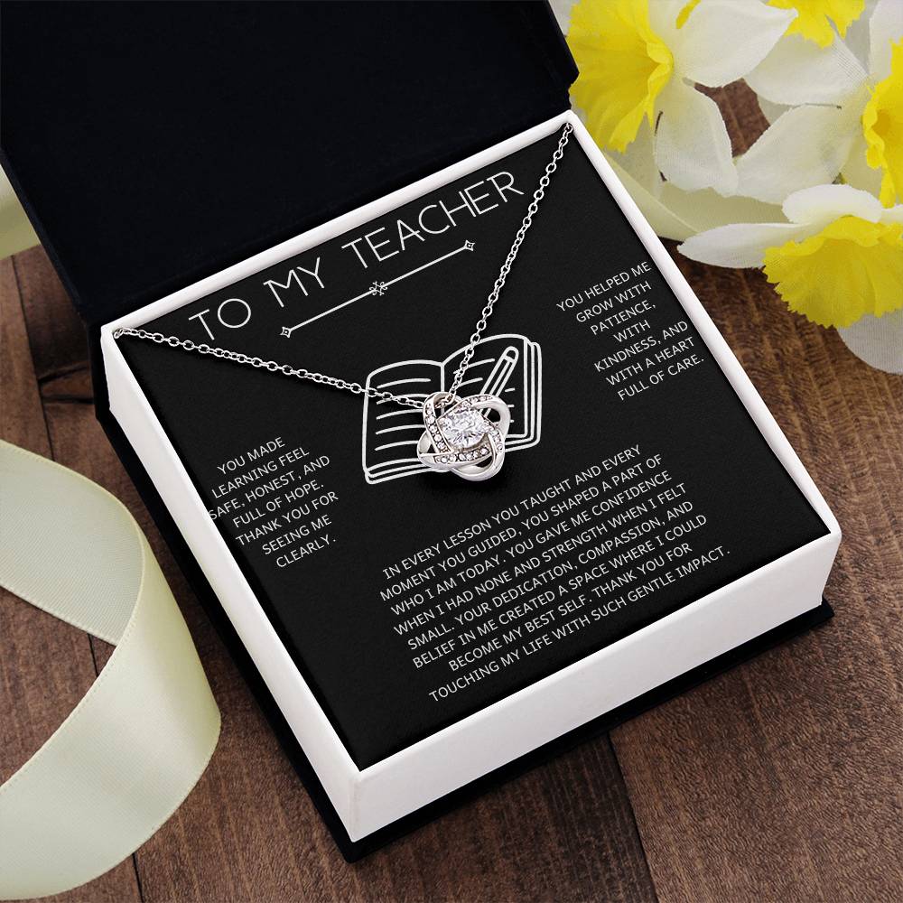 4 - Kind Teacher Gift Bracelet – Emotional Stainless Steel Jewelry with Message Card – Perfect for Female Teacher Appreciation Day