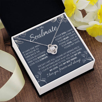 to my soulamte if i had Knot Necklace Template Silver coanh Main up AMZVippppp