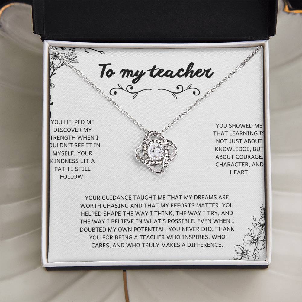 3- Teacher Appreciation Jewelry – Beautiful Stainless Steel Bracelet with Sentimental Guidance Card – Perfect for Mentor or Teacher