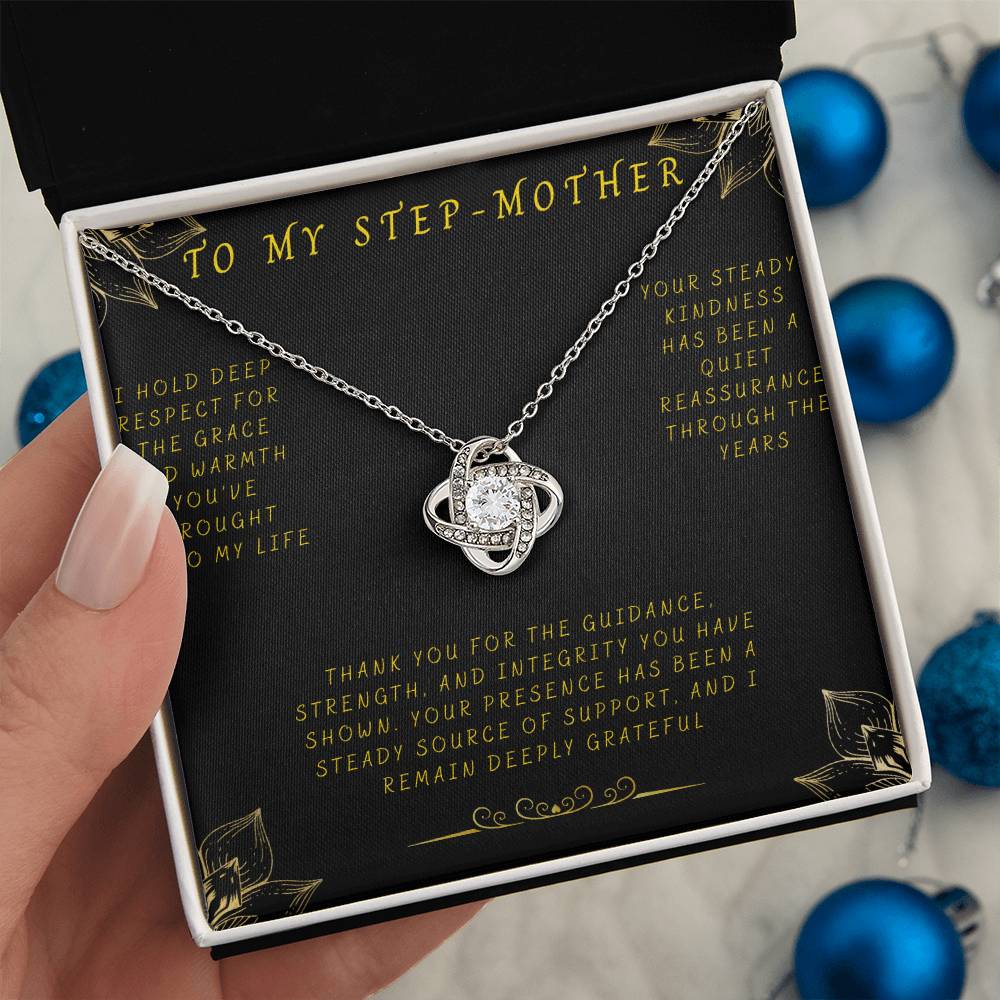 Stepmom Necklace from Daughter or Son – Sentimental Jewelry Gift for Mother’s Day, Birthday, Christmas