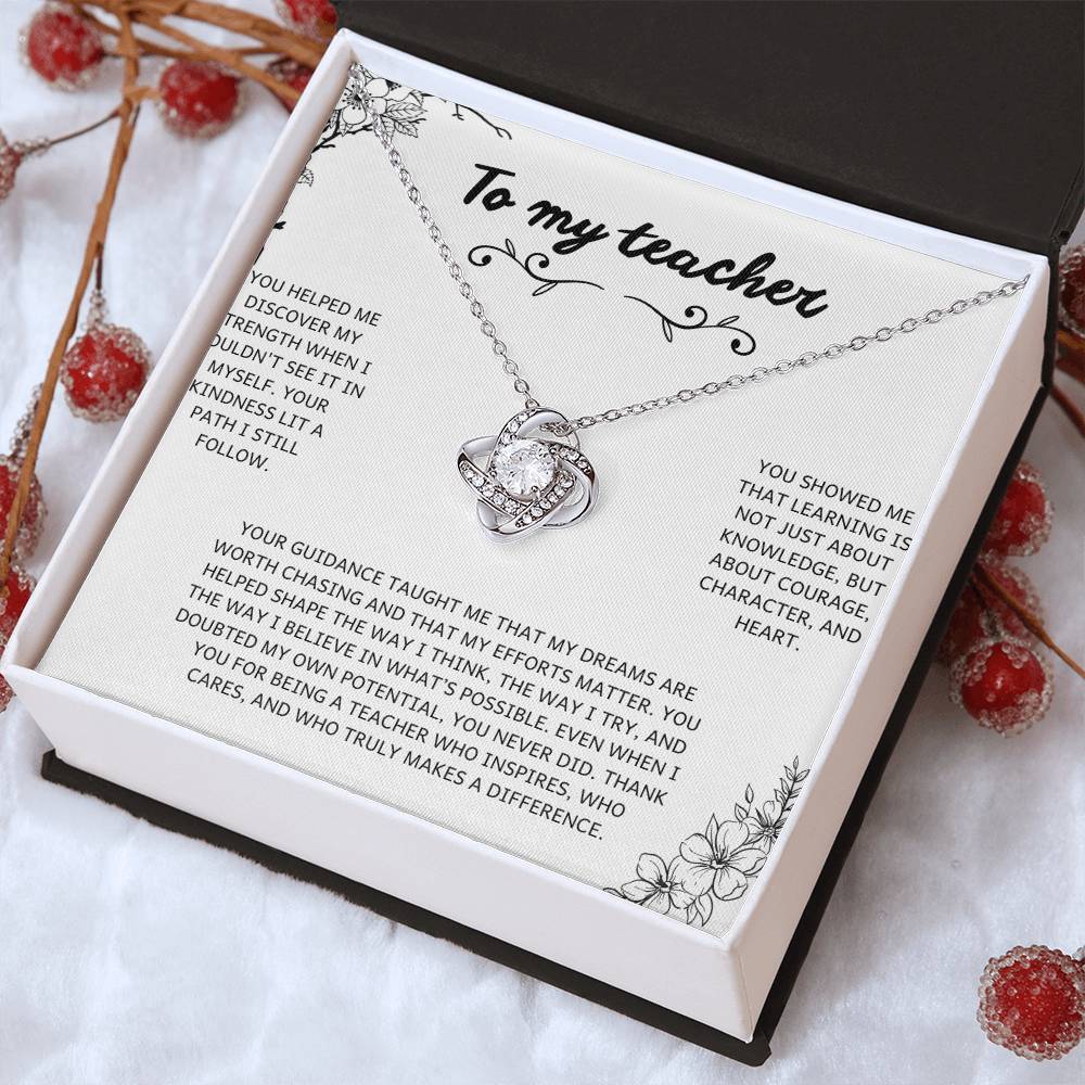3- Teacher Appreciation Jewelry – Beautiful Stainless Steel Bracelet with Sentimental Guidance Card – Perfect for Mentor or Teacher