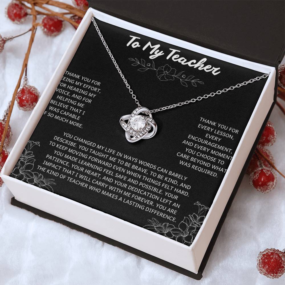 2 - Teacher Appreciation Bracelet – Heartfelt Stainless Steel Gift for Female Teachers – Great for End of Year, Graduation, Christmas