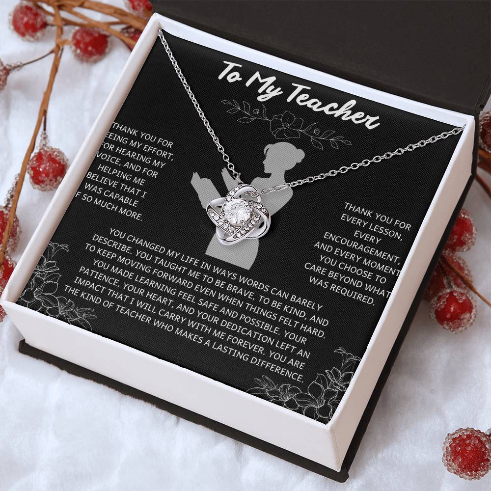 2 - Teacher Appreciation Bracelet – Heartfelt Stainless Steel Gift for Female Teachers – Great for End of Year, Graduation, Christmas