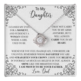 to my daughter white Temmplate Knot NC