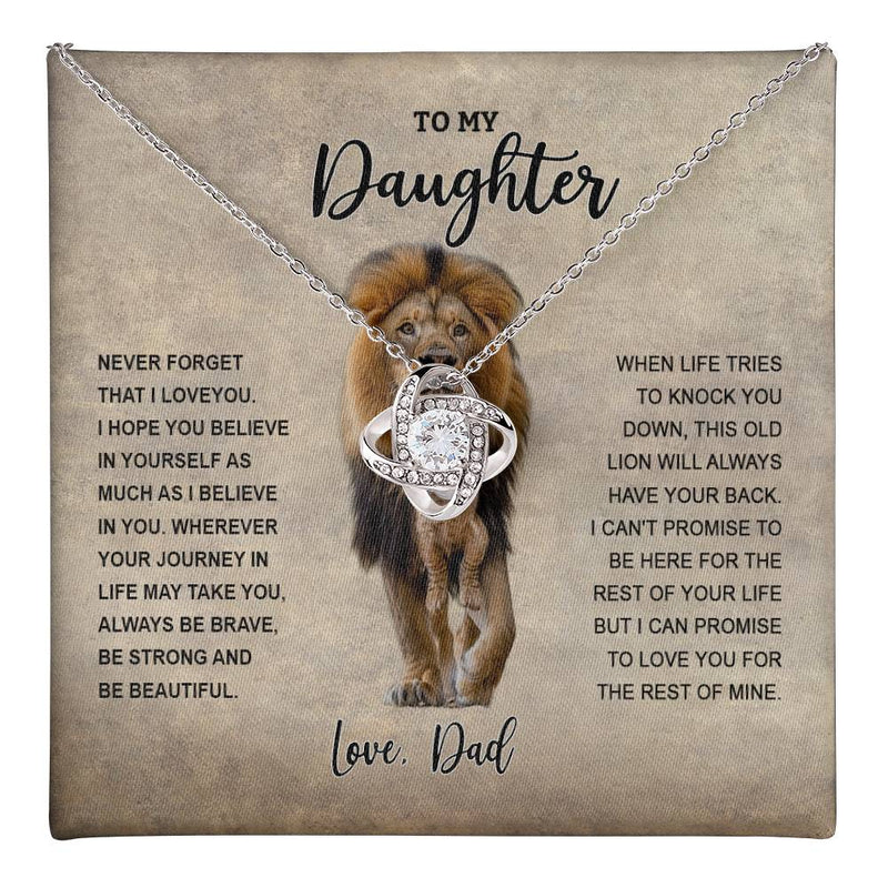 to my daughter lion Temmplate Knot NC