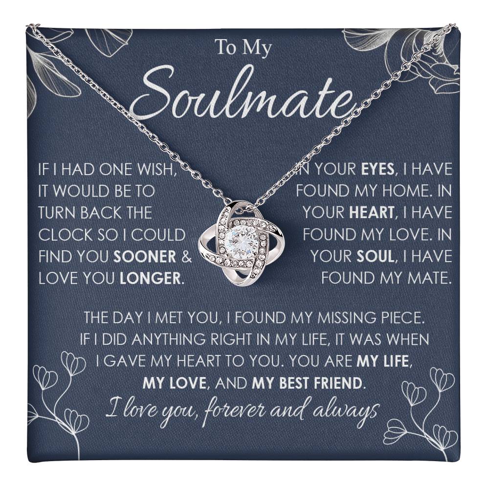 to my soulamte if i had Knot Necklace Template Silver coanh Main up AMZVippppp