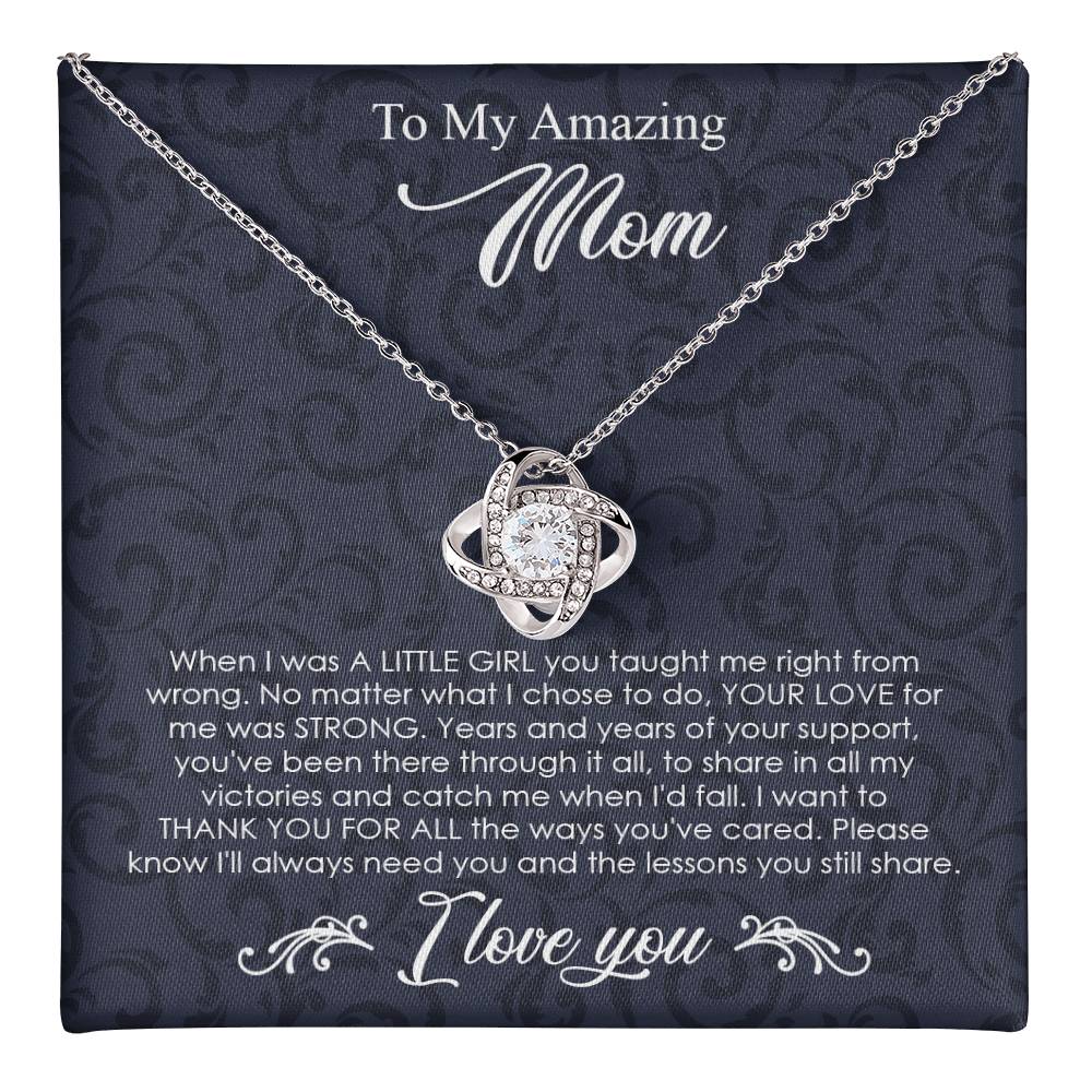 To My Amazing Knot Necklace Template Silver coanh Main up AMZVippppp