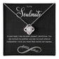 to my soulmate in you Knot Necklace Template Silver coanh Main up AMZVippppp
