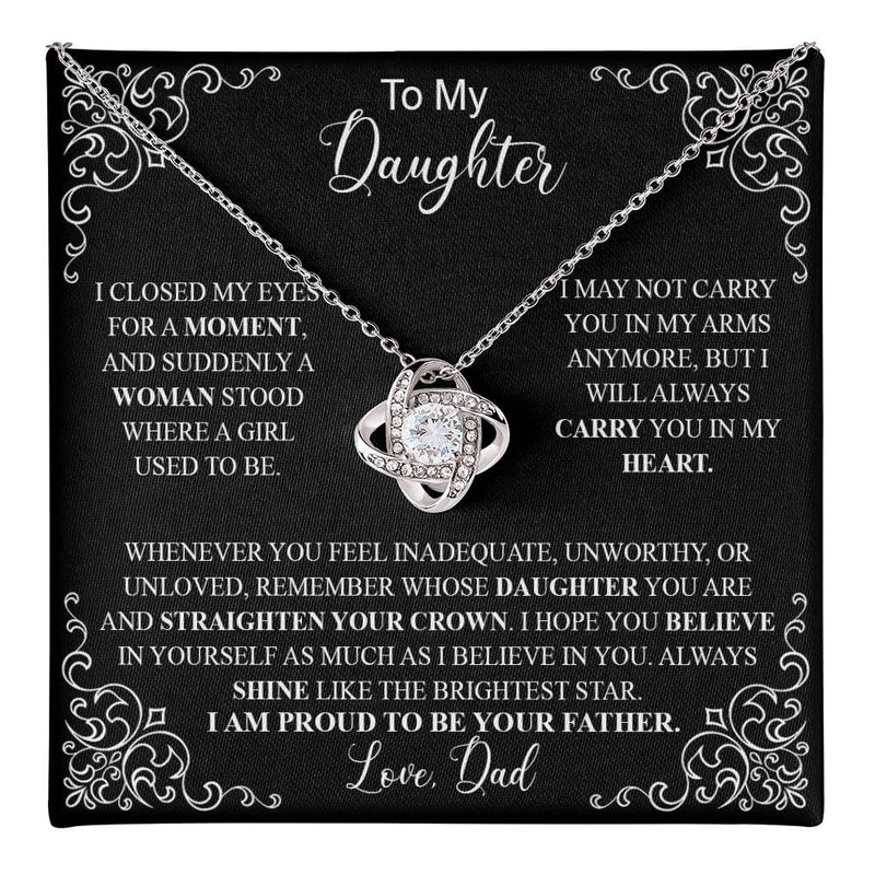 to my daughter black Temmplate Knot NC