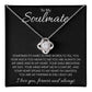 to my soulmate sometimes Knot Necklace Template Silver coanh Main up AMZVippppp