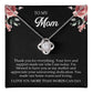 to my mom thank Knot Necklace Template Silver coanh Main up AMZVippppp