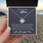 To My Amazing Knot Necklace Template Silver coanh Main up AMZVippppp
