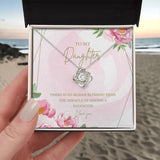 to my daughter Knot Necklace Template Silver coanh Main up AMZVippppp