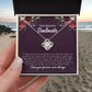 to my beautiful soulmate Knot Necklace Template Silver coanh Main up AMZVippppp