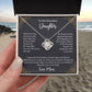 To My Beautiful Daughter Knot Necklace Template Silver coanh Main up AMZVippppp