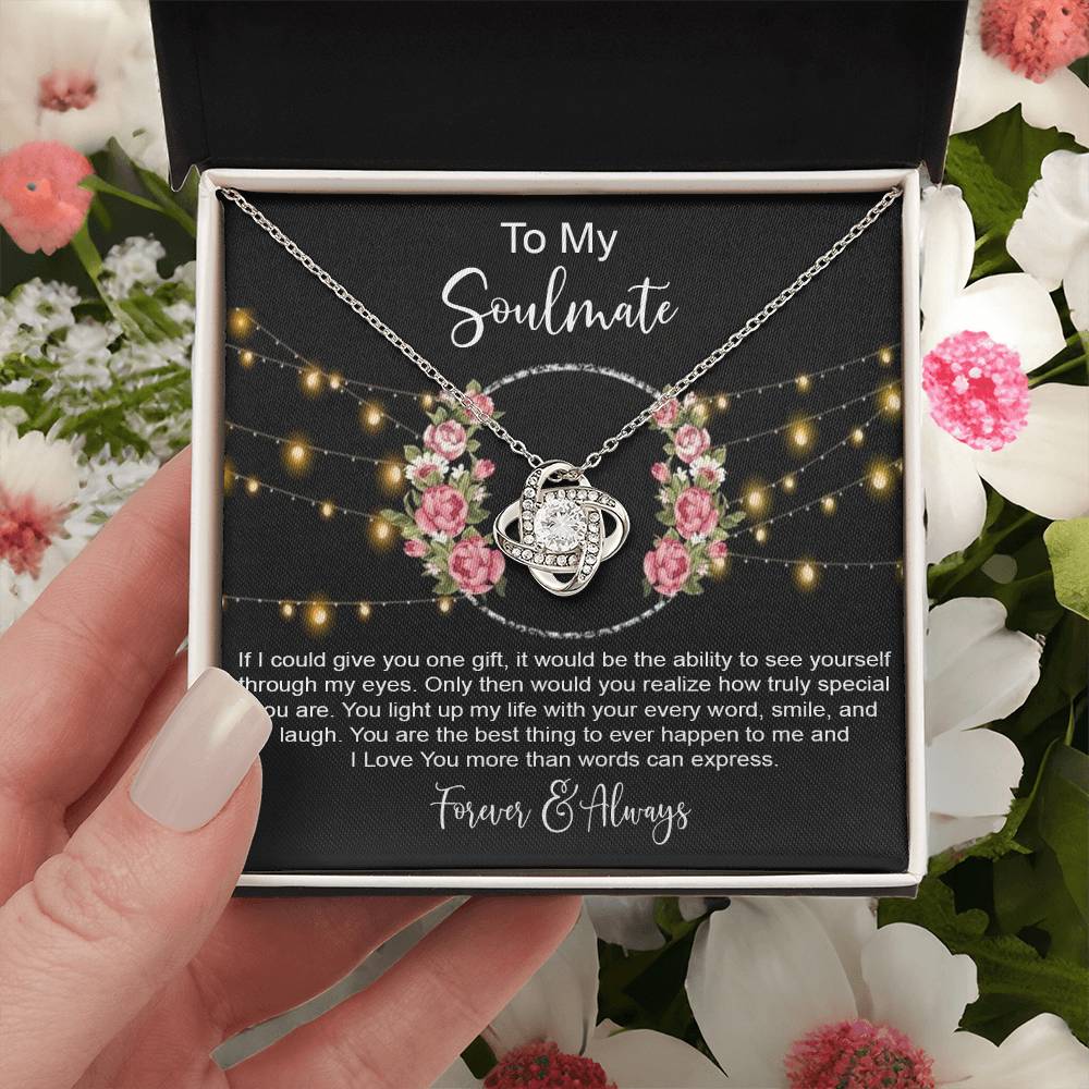 to my Soulmate if i Knot Necklace Template Silver coanh Main up AMZVippppp