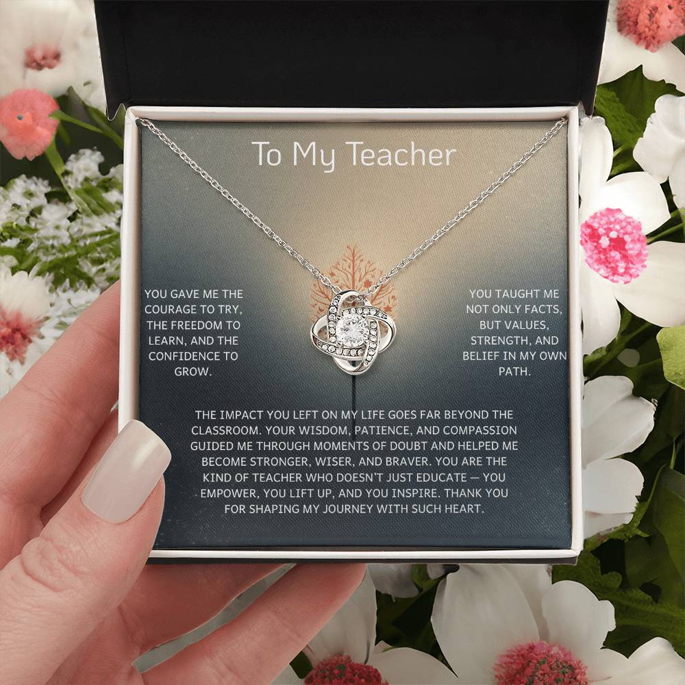 5 - MentorTeacher Bracelet with Sentimental Quote – Stainless Steel Jewelry Gift for Female Teacher – Appreciation Day, End of Year