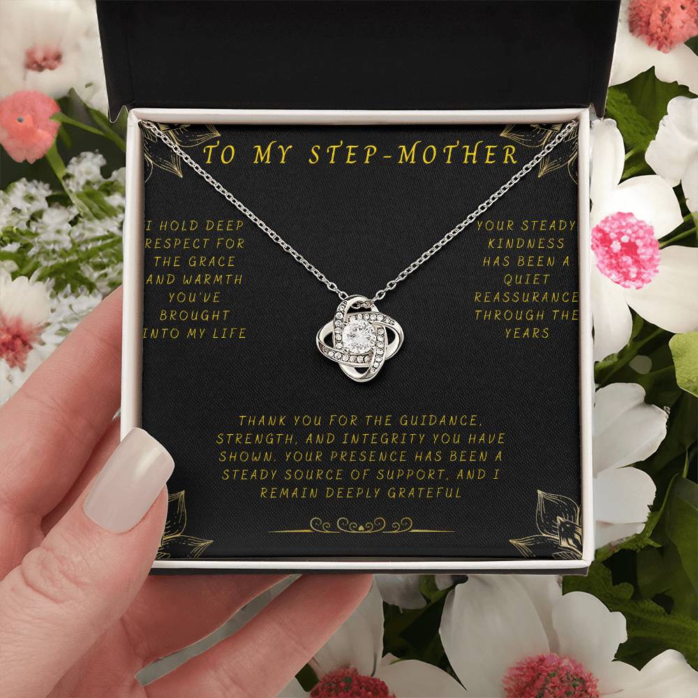 Stepmom Necklace from Daughter or Son – Sentimental Jewelry Gift for Mother’s Day, Birthday, Christmas