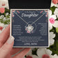 To My Beautiful Daughter sometimes Knot Necklace Template Silver coanh Main up AMZVippppp