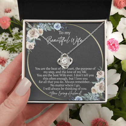Beautiful Wife you are Knot Necklace for Granddaughter Vippppp