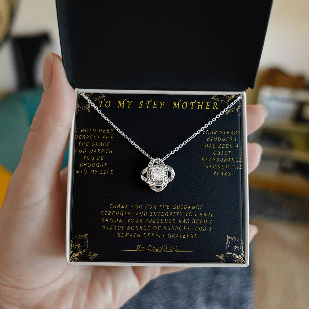 Stepmom Necklace from Daughter or Son – Sentimental Jewelry Gift for Mother’s Day, Birthday, Christmas