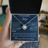 Wife to my beautiful Knot Necklace for Granddaughter Vippppp