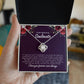 to my beautiful soulmate Knot Necklace Template Silver coanh Main up AMZVippppp